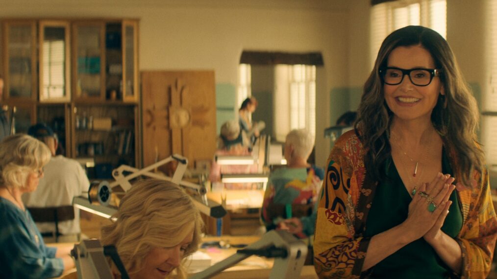 The Boroughs. Geena Davis as Renee in The Boroughs. Cr. Courtesy of Netflix © 2026