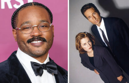 Ryan Coogler attends the 8th annual American Black Film Festival Honors at SLS Hotel, a Luxury Collection Hotel, Beverly Hills on February 16, 2026 in Los Angeles, California. (Photo by Frazer Harrison/Getty Images); Gillian Anderson, David Duchovny, 1993-2018, ph: Michael Lavine / TM and Copyright © Fox Network. All rights reserved./ Courtesy Everett Collection