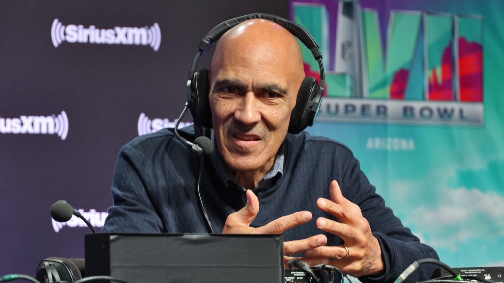 NFL Hall of Fame coach Tony Dungy attends SiriusXM At Super Bowl LVII on February 10, 2023 in Phoenix, Arizona.