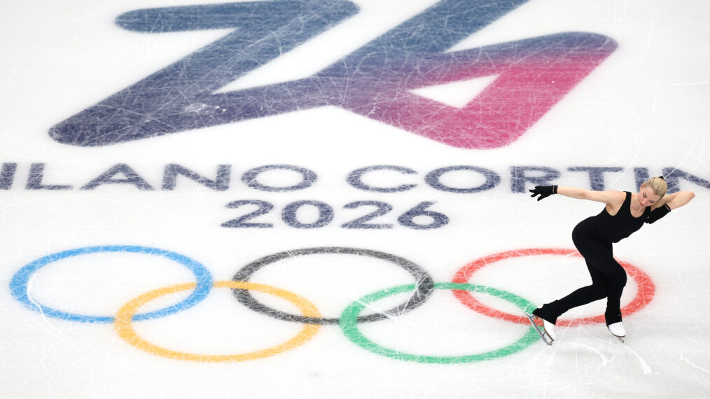 MILAN, ITALY - FEBRUARY 02: Amber Glenn of Team United States trains on day minus four of the Milano Cortina 2026 Winter Olympic games at Milano Ice Skating Arena on February 02, 2026 in Milan, Italy. (Photo by Matthew Stockman/Getty Images)