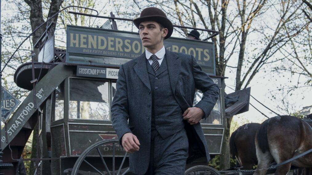 Young Sherlock, Season 1, Hero Fiennes Tiffin. Photo credit: Daniel Smith/Prime