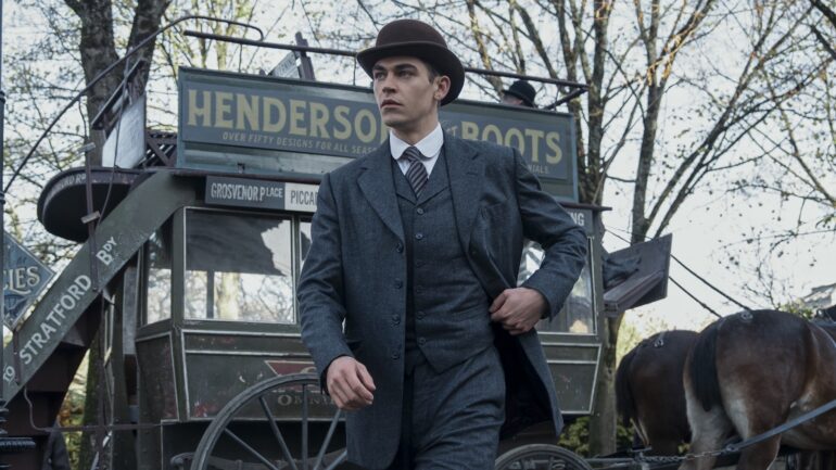 Young Sherlock, Season 1, Hero Fiennes Tiffin. Photo credit: Daniel Smith/Prime