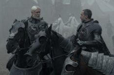 Sam Spruell and Bertie Carvel in 'A Knight of the Seven Kingdoms' Season 1 Episode 4
