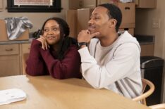 Quinta Brunson and Tyler James Williams in 'Abbott Elementary' Season 5
