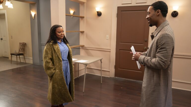Quinta Brunson and Tyler James Williams in 'Abbott Elementary' Season 5