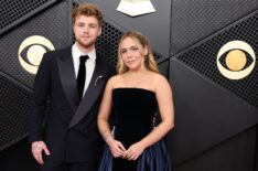 Alex Warren and Kouvr Annon attend the 68th GRAMMY Awards