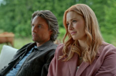 Martin Henderson as Jack Sheridan and Alexandra Breckenridge as Melinda Monroe in 'Virgin River' Season 7