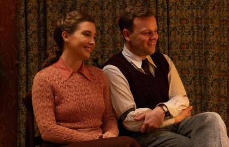 Gaia Wise as Charlotte Beauvoir, Callum Woodhouse as Tristan Farnon - 'All Creatures and Great and Small'