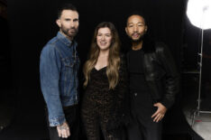 Adam Levine, Kelly Clarkson, John Legend