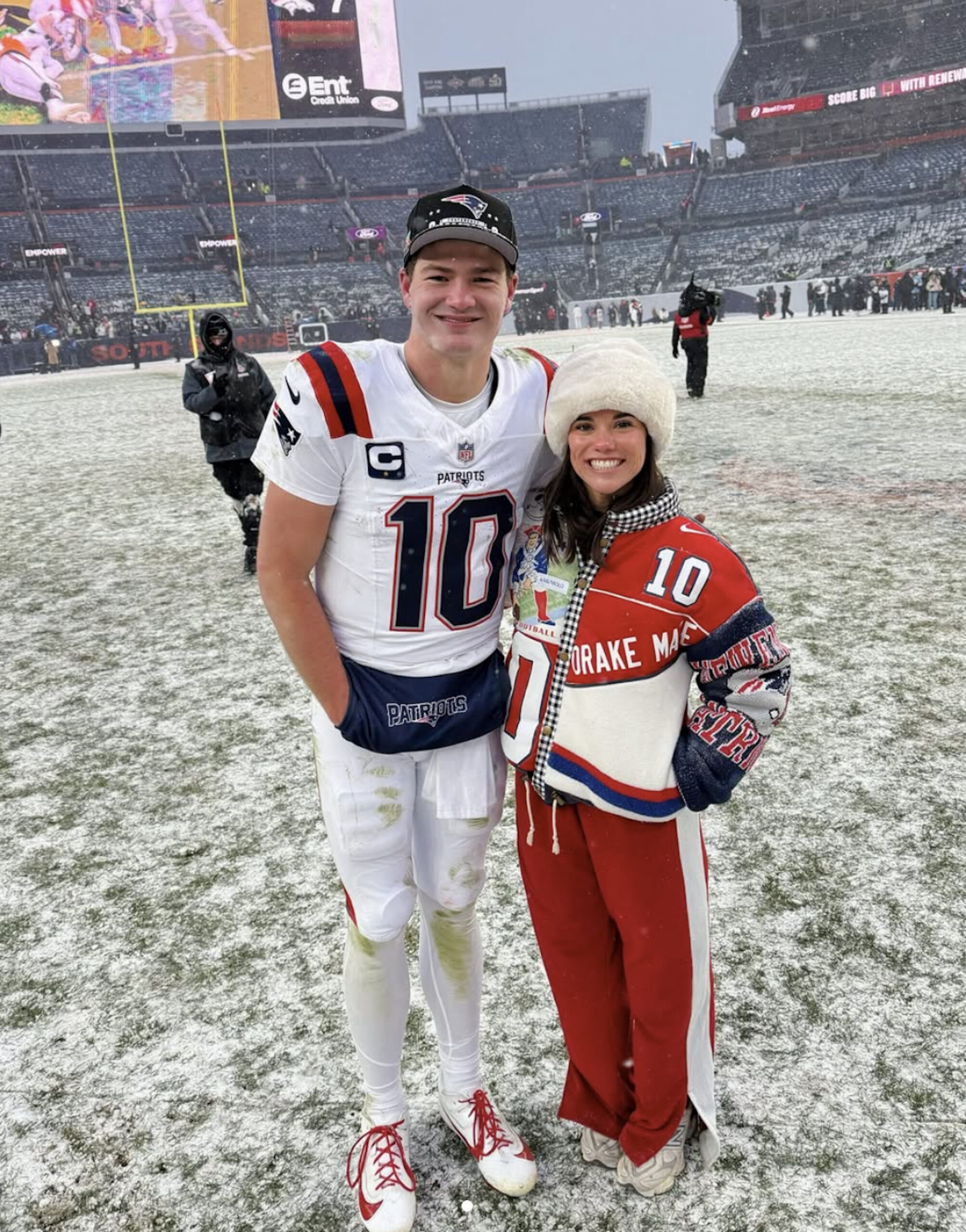 Ann Michael Maye and Drake Maye