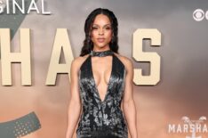 Ash Santos attends the Los Angeles Premiere of CBS Original's 'Marshals' at the Autry Museum of the American West on February 24, 2026 in Los Angeles, California.