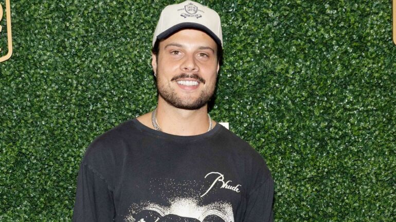 Auston Matthews attends RBCxMusic Night with Special Guest DJ Diesel (Shaquille O'Neal) at RBC House Toronto International Film Festival 2023 on September 08, 2023 in Toronto, Ontario