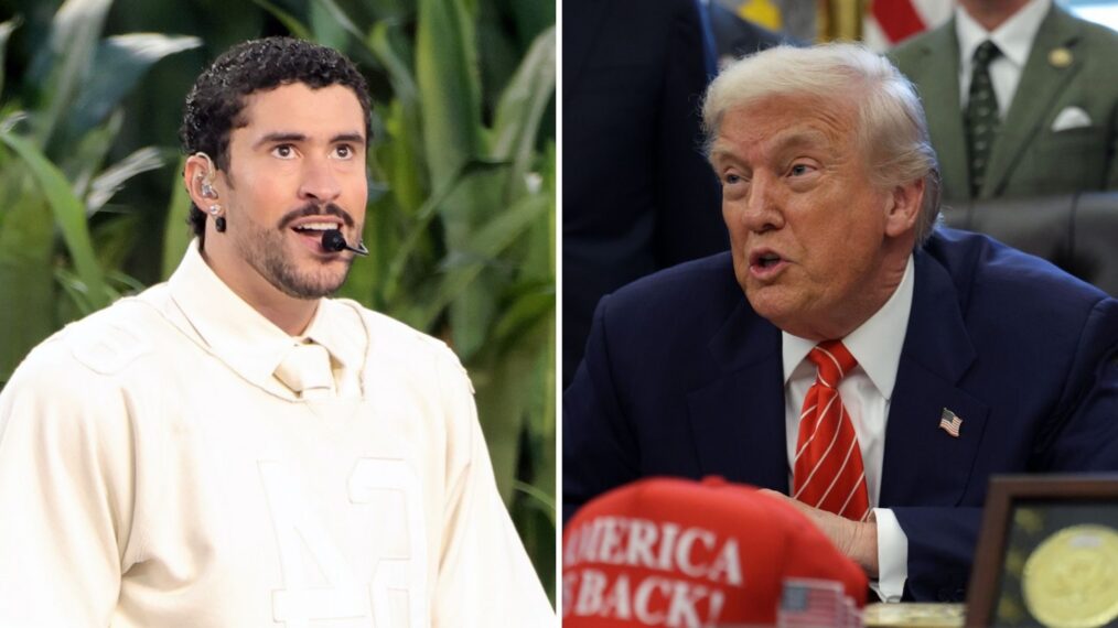 Bad Bunny and Donald Trump