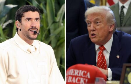 Bad Bunny and Donald Trump