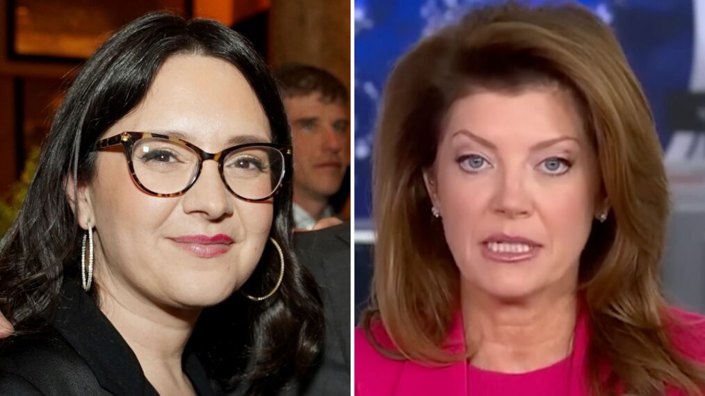 Bari Weiss and Norah O'Donnell