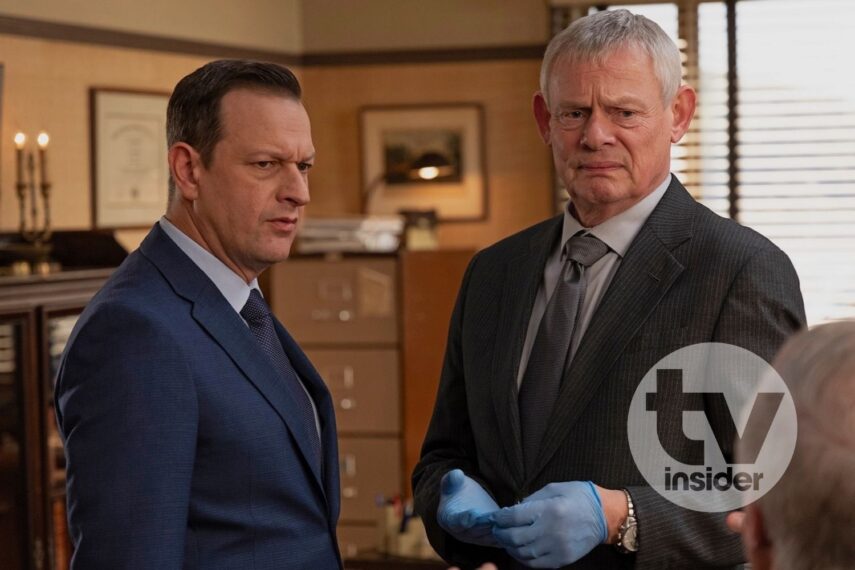Josh Charles as Dr. Martin Best, Martin Clunes as Dr. Robert Best — 'Best Medicine' Season 1 Episode 9 "Doc Martin"