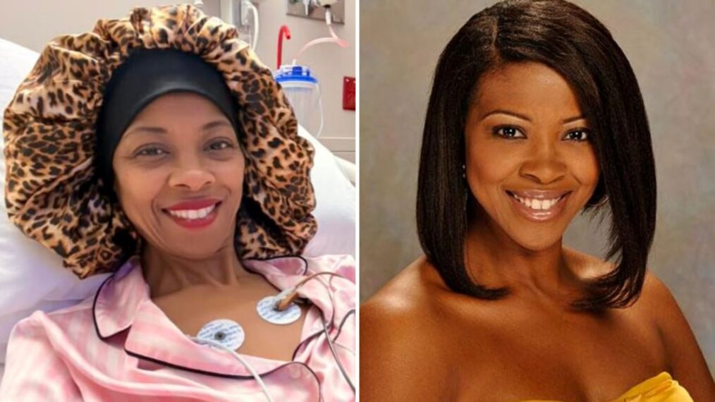 'Big Brother' Season 10 contestant Libra Thompson in hospital (left), on show (right)
