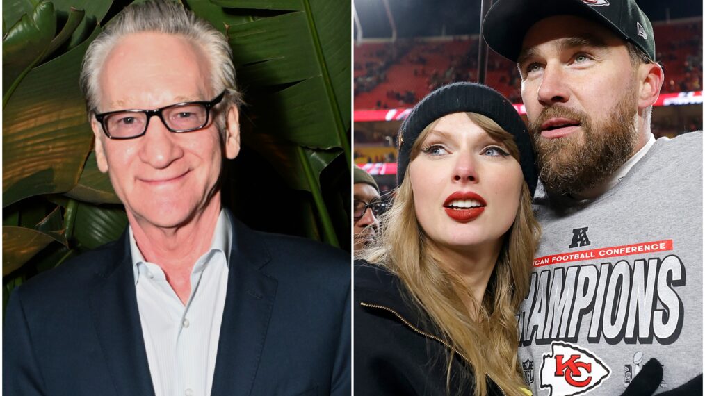 Bill Maher; Taylor Swift and Travis Kelce