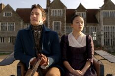 Luke Thompson and Yerin Ha in 'Bridgerton' Season 4