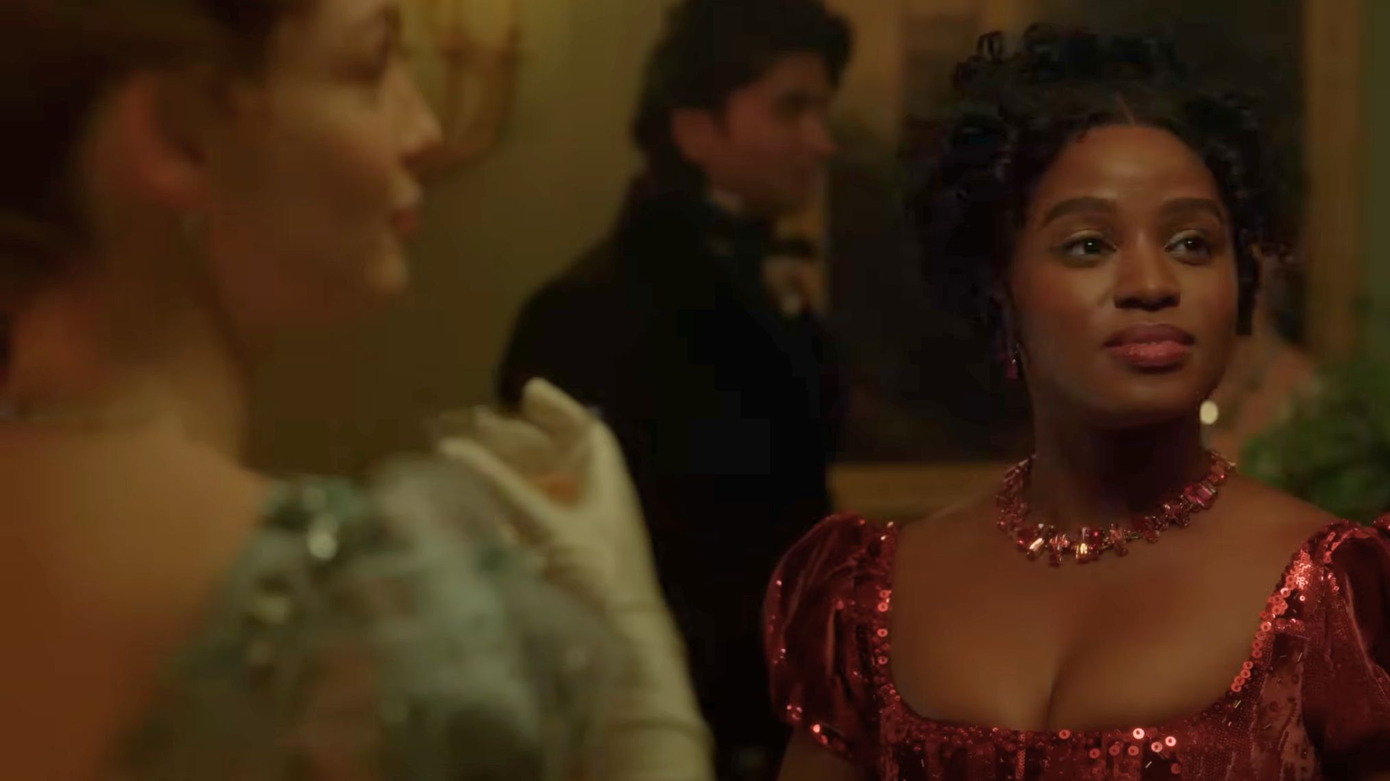 Hannah Dodd and Masali Baduza in 'Bridgerton' Season 4