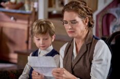 Hyland Goodrich, Brooke Shields on 'When Calls the Heart'