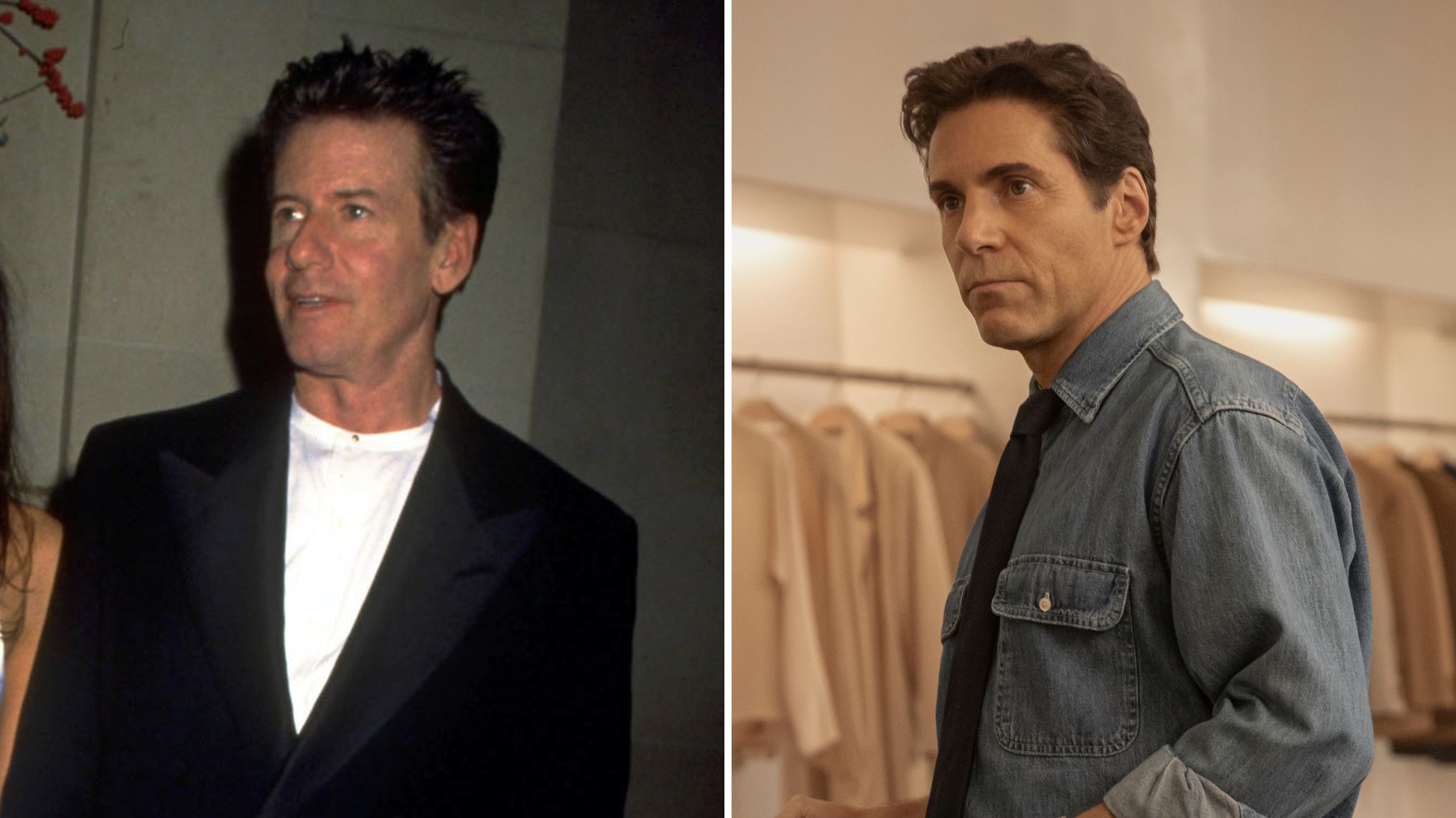 Calvin Klein and Alessandro Nivola in 'Love Story'