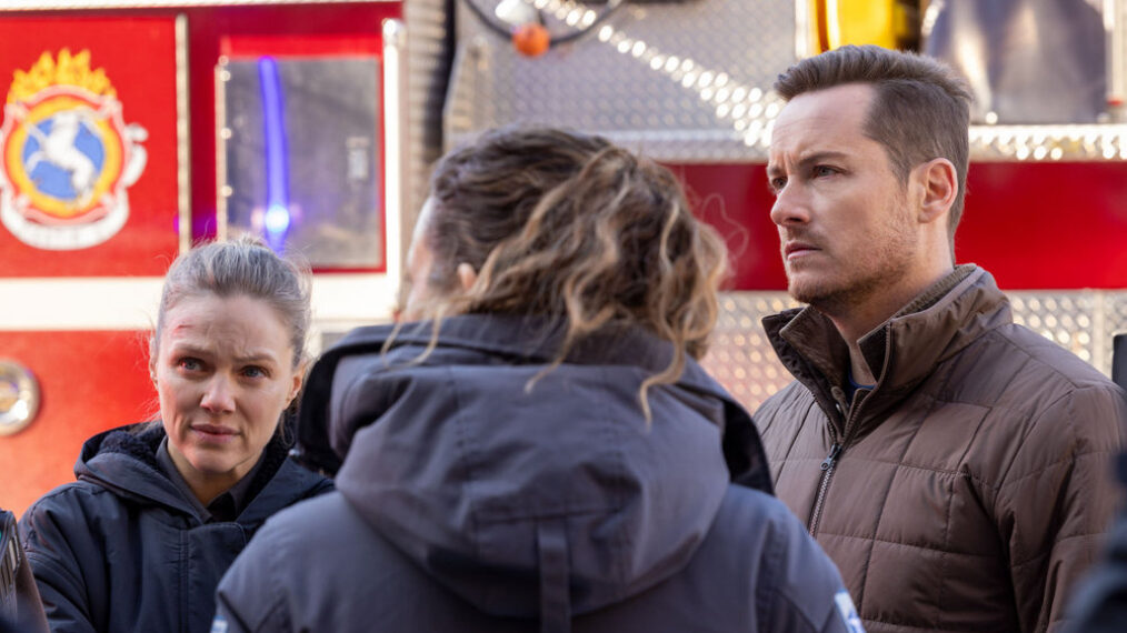 Tracy Spiridakos as Hailey Upton, Jesse Lee Soffer as Jay Halstead — One Chicago Crossover 2026, 'Chicago Med' 