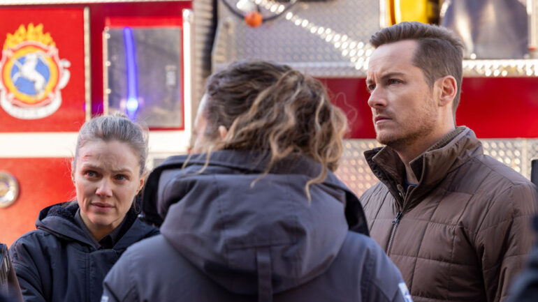 Tracy Spiridakos as Hailey Upton, Jesse Lee Soffer as Jay Halstead — One Chicago Crossover 2026, 'Chicago Med' "Reckoning, Part 2"