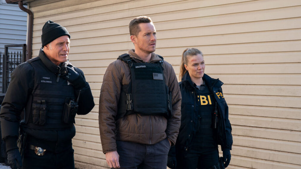 Jason Beghe as Hank Voight, Jesse Lee Soffer as Jay Halstead, Tracy Spiridakos as Hailey Upton — One Chicago Crossover 2026, 'Chicago P.D.' 