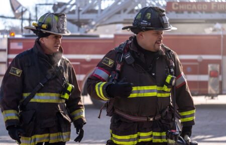 Dermot Mulroney as Dom Pascal, Joe Miñoso as Joe Cruz — 'Chicago Fire' Season 14 Episode 12 "Coming in Hot"