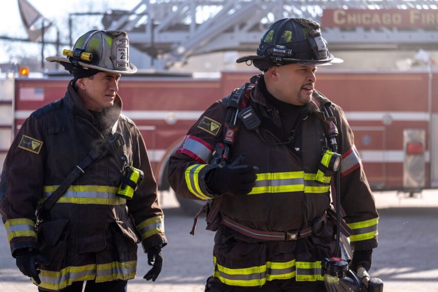 Dermot Mulroney as Dom Pascal, Joe Miñoso as Joe Cruz — 'Chicago Fire' Season 14 Episode 12 "Coming in Hot"