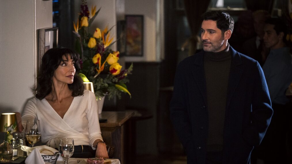 Necar Zadegan as Deputy Chief of Station Nikki Reynard and Tom Ellis as CIA Case Officer Colin Glass — 'CIA' Series Premiere 'Directed Energy'