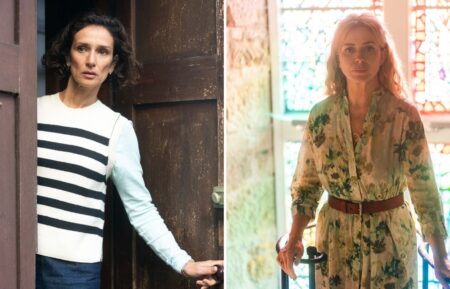 Indira Varma as Fiona, Eve Myles as Rebecca — 'Coldwater' Season 1 Episode 5