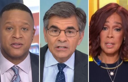 Craig Melvin, George Stephanopoulos, and Gayle King