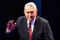 Dan Rather is seen onstage during 'Stories of a Lifetime' presented by Audible at the Minetta Lane Theatre on February 18, 2020, in New York City