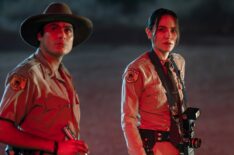 Kiowa Gordon and Jessica Matten in 'Dark Winds' Season 4