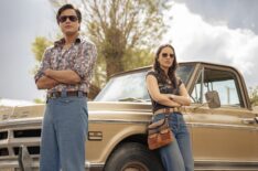 Kiowa Gordon and Jessica Matten in 'Dark Winds' Season 4