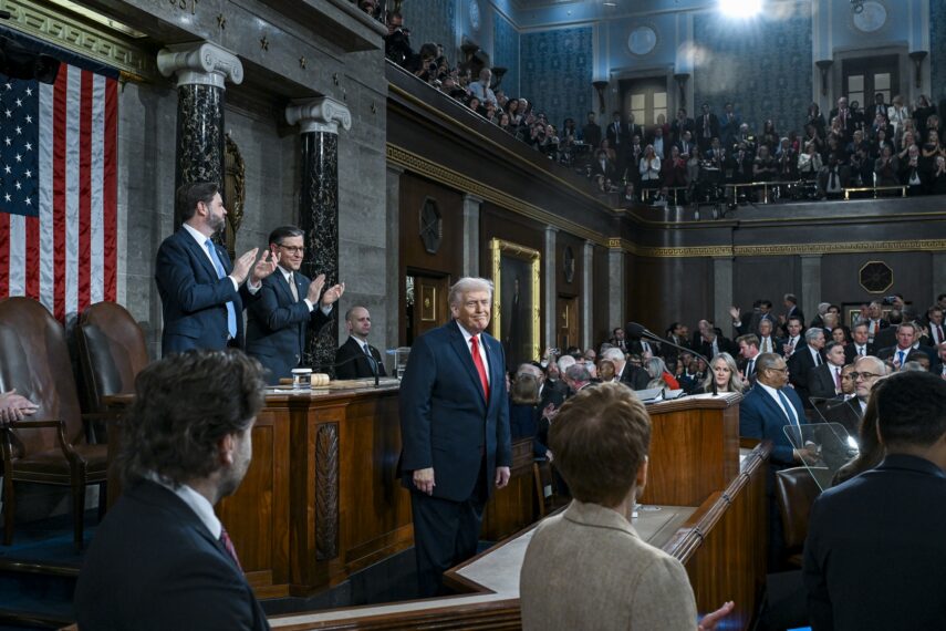 Donald Trump delivers the 2026 State of the Union Address
