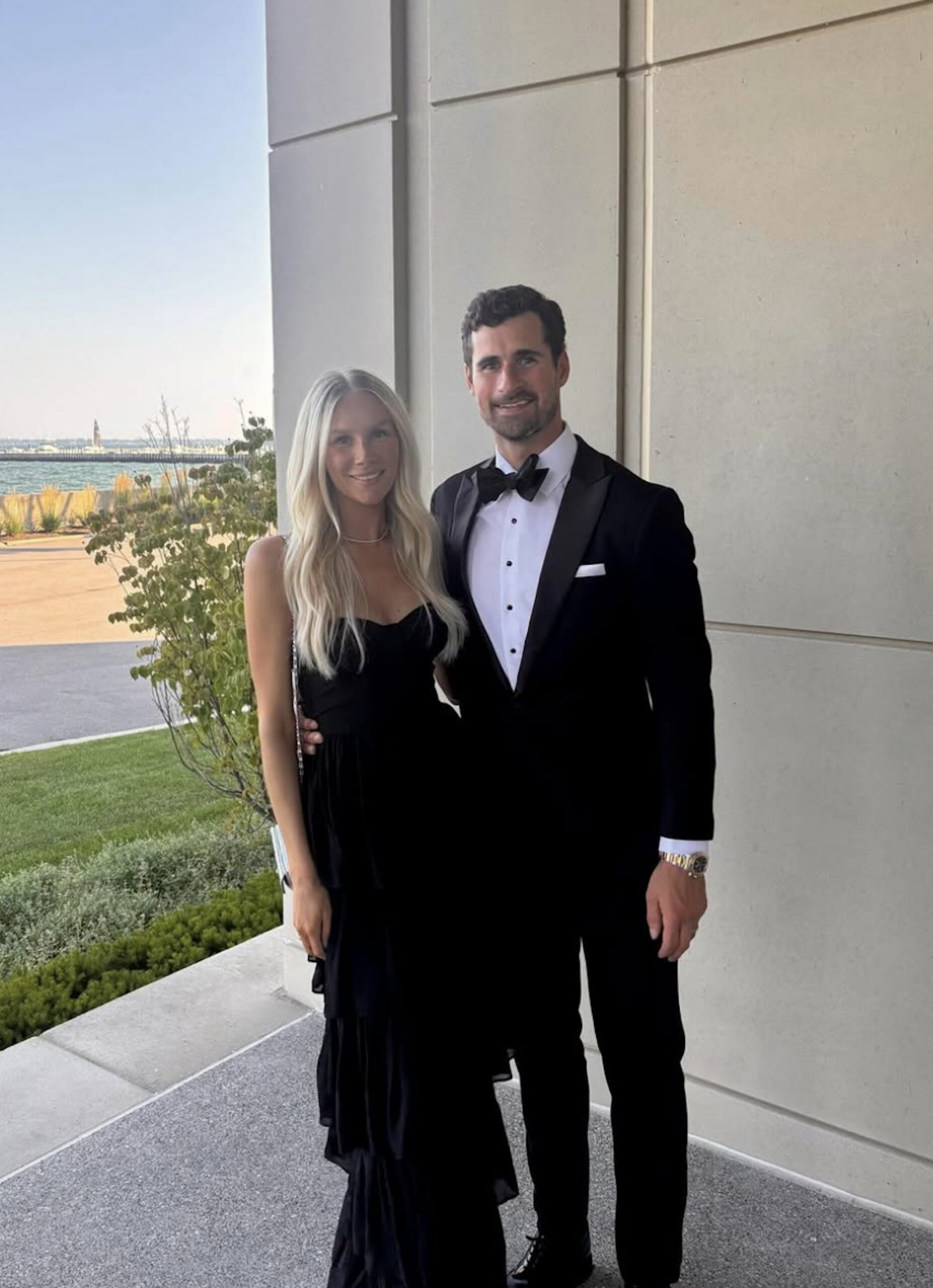 Dylan Larkin and Kenzy Wolfe