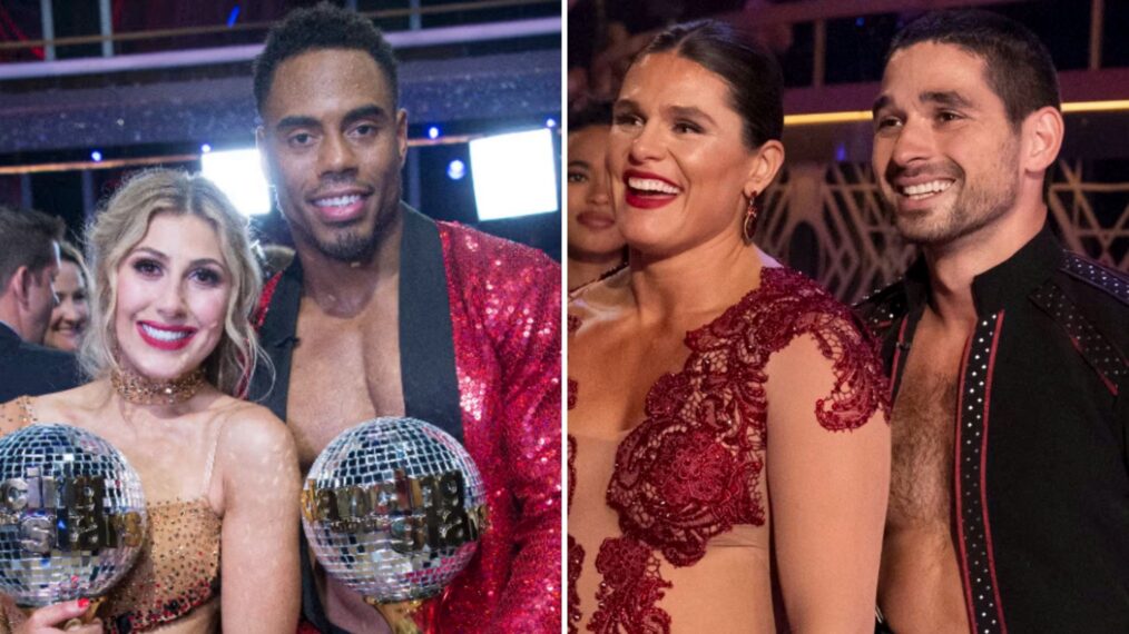 Emma Slater and Rashad Jennings, Ilona Maher and Alan Bersten