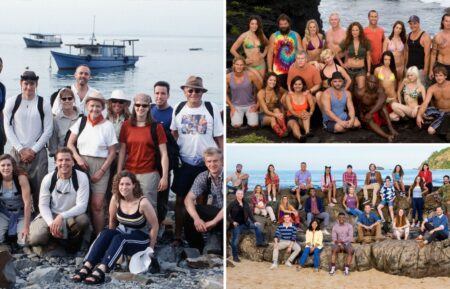 Survivor casts from Seasons 1, 20, and 50