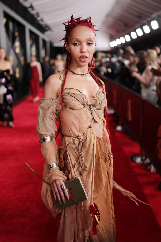 FKA twigs attends the 68th GRAMMY Awards on February 01, 2026 in Los Angeles, California
