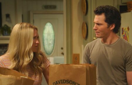 Emily Osment and Montana Jordan in 'Georgie & Mandy's First Marriage' Season 2