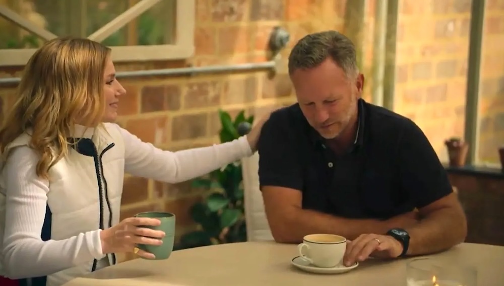 Gerri Halliwell and Christian Horner