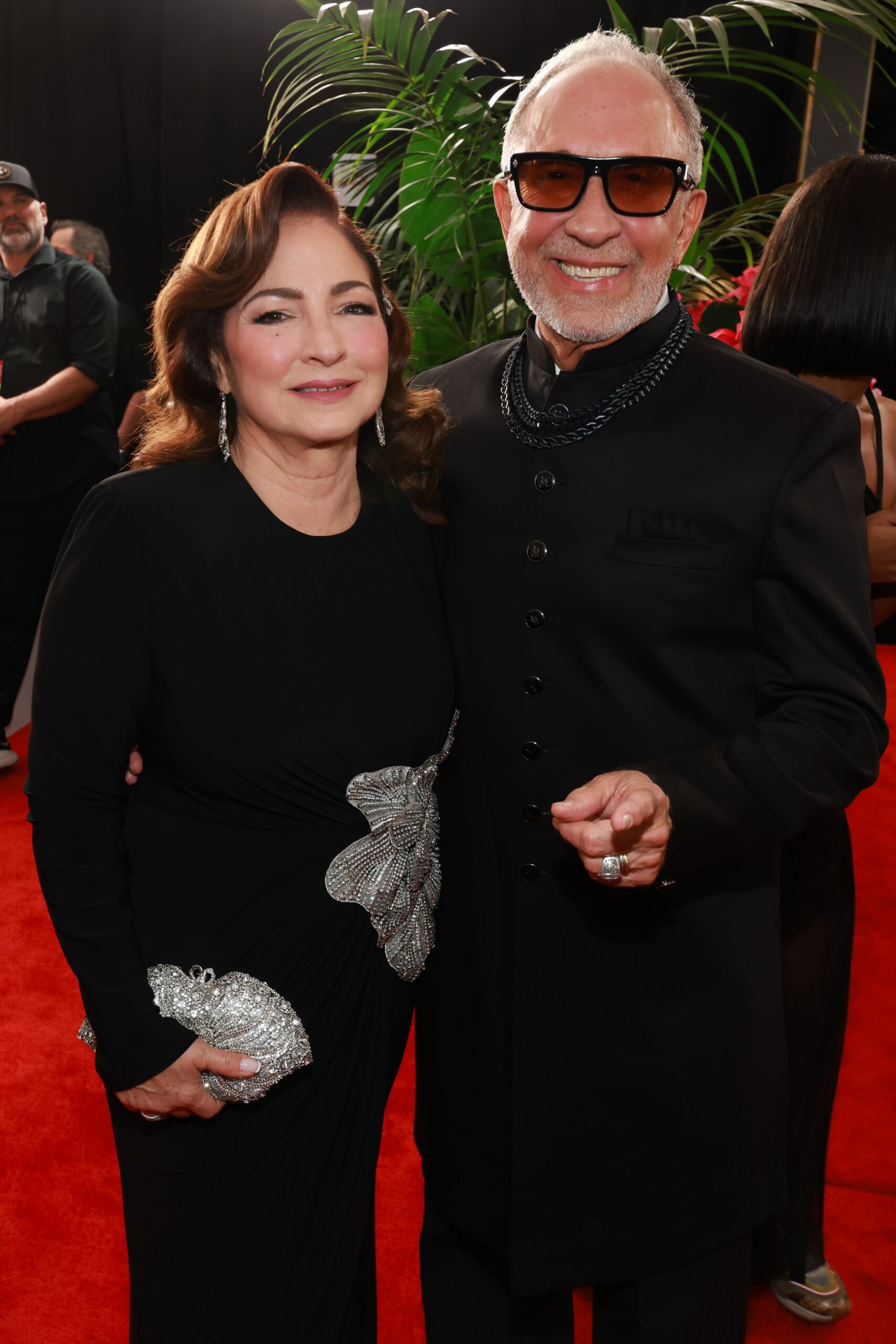 Gloria Estefan and Emilio Estefan attend the 68th GRAMMY Awards