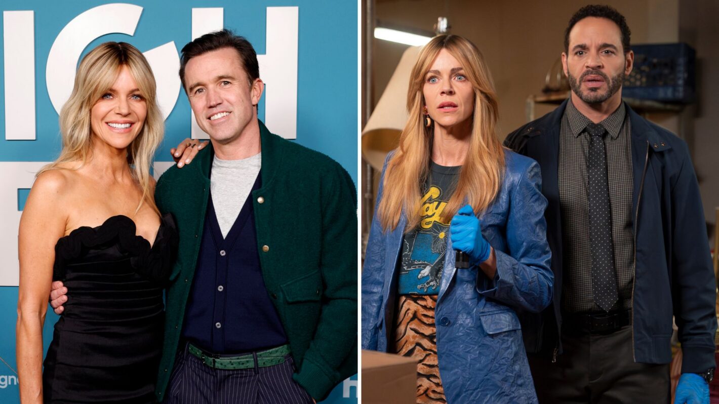 Katilin Olson and Rob Mac, and Morgan and Karadec from 'High Potential'