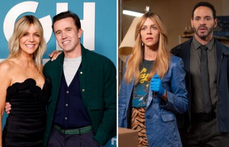 Katilin Olson and Rob Mac, and Morgan and Karadec from 'High Potential'