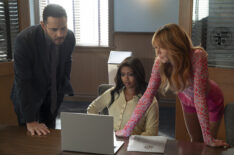 Daniel Sunjata, Javicia Leslie, and Kaitlin Olson in 'High Potential' Season 2