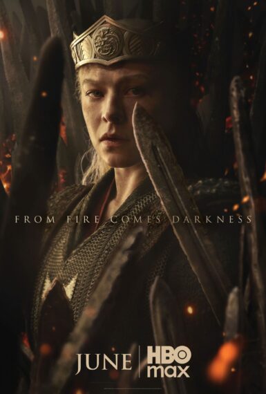 Emma D'Arcy as Rhaenyra Targaryen in 'House of the Dragon' Season 3 key art