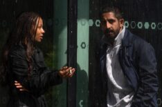 Myha'la as Harper and Sagar Radia as Rishi in 'Industry' Season 4 Episode 4